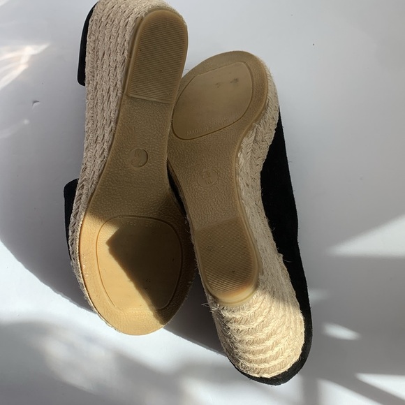 Vince BLK suede d’orsay wedge - Picture 6 of 7